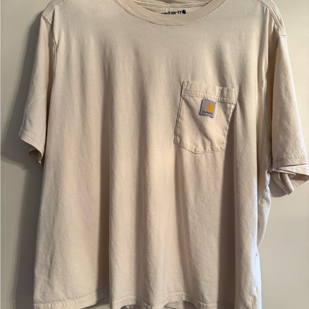 Carhartt Women’s Beige Short Sleeve Tee